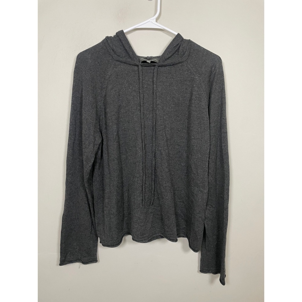 Michael Stars Kylo Thermal Hoodie in Gray Size Medium Wool Cashmere Blend